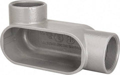 Hubbell Killark - Form 7, LL Body, 2" Trade, IMC, Rigid Iron Conduit Body - Oval, 8-1/4" OAL, 48 cc Capacity, Gray, Hazardous & Wet Locations - All Tool & Supply