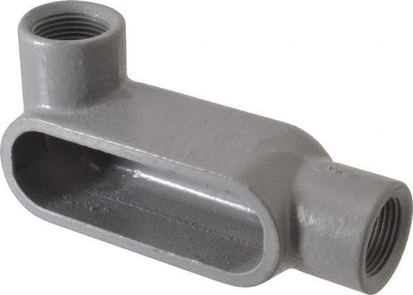 Hubbell Killark - Form 7, LL Body, 3/4" Trade, IMC, Rigid Iron Conduit Body - Oval, 5-3/8" OAL, 7 cc Capacity, Gray, Hazardous & Wet Locations - All Tool & Supply