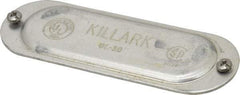 Hubbell Killark - 1" Trade, Aluminum Conduit Body Cover Plate - Use with Form 35 Conduit Bodies, Form 85 Conduit Bodies - All Tool & Supply