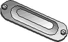 Hubbell Killark - 3-1/2" & 4" Trade, Aluminum Conduit Body Cover Plate - Use with Form 35 Conduit Bodies, Form 85 Conduit Bodies - All Tool & Supply