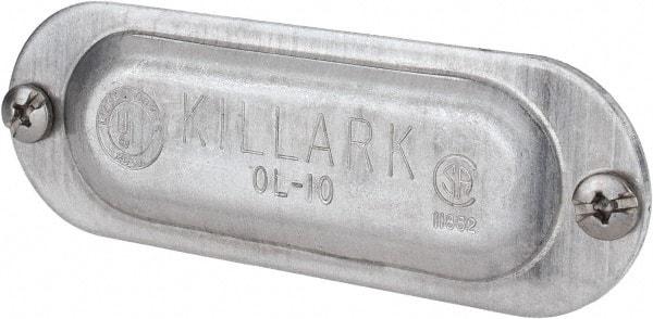 Hubbell Killark - 1/2" Trade, Aluminum Conduit Body Cover Plate - Use with Form 35 Conduit Bodies, Form 85 Conduit Bodies - All Tool & Supply