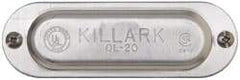 Hubbell Killark - 3/4" Trade, Aluminum Conduit Body Cover Plate - Use with Form 35 Conduit Bodies, Form 85 Conduit Bodies - All Tool & Supply