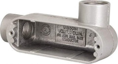 Hubbell Killark - Form 85, LR Body, 3/4" Trade, IMC, Rigid Aluminum Conduit Body - Oval, 5-3/8" OAL, 7 cc Capacity, Hazardous & Wet Locations - All Tool & Supply