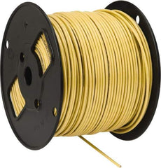 Southwire - THHN/THWN, 12 AWG, 20 Amp, 500' Long, Solid Core, 1 Strand Building Wire - Yellow, Thermoplastic Insulation - All Tool & Supply