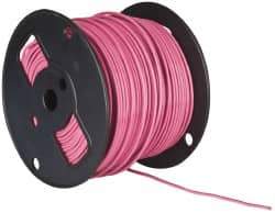 Southwire - THHN/THWN, 12 AWG, 20 Amp, 500' Long, Solid Core, 1 Strand Building Wire - Pink, Thermoplastic Insulation - All Tool & Supply