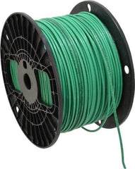 Southwire - THHN/THWN, 14 AWG, 15 Amp, 500' Long, Stranded Core, 19 Strand Building Wire - Green, Thermoplastic Insulation - All Tool & Supply