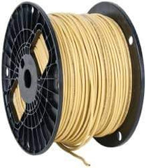 Southwire - THHN/THWN, 14 AWG, 15 Amp, 500' Long, Stranded Core, 19 Strand Building Wire - Yellow, Thermoplastic Insulation - All Tool & Supply