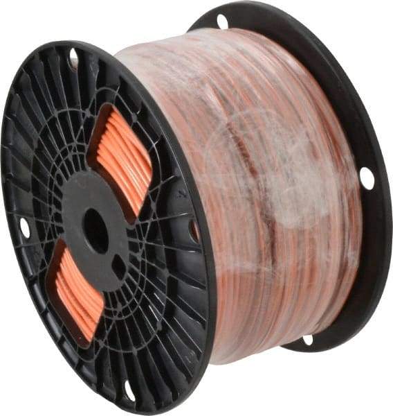 Southwire - THHN/THWN, 14 AWG, 15 Amp, 500' Long, Stranded Core, 19 Strand Building Wire - Orange, Thermoplastic Insulation - All Tool & Supply