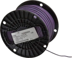 Southwire - THHN/THWN, 14 AWG, 15 Amp, 500' Long, Stranded Core, 19 Strand Building Wire - Purple, Thermoplastic Insulation - All Tool & Supply