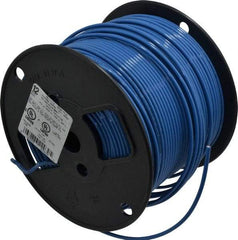 Southwire - THHN/THWN, 12 AWG, 20 Amp, 500' Long, Stranded Core, 19 Strand Building Wire - Blue, Thermoplastic Insulation - All Tool & Supply