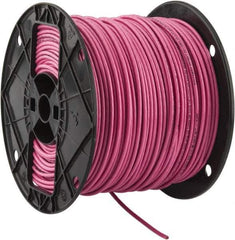 Southwire - THHN/THWN, 12 AWG, 20 Amp, 500' Long, Stranded Core, 19 Strand Building Wire - Pink, Thermoplastic Insulation - All Tool & Supply