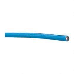 Southwire - THHN/THWN, 8 AWG, 40 Amp, 500' Long, Stranded Core, 19 Strand Building Wire - Blue, Thermoplastic Insulation - All Tool & Supply