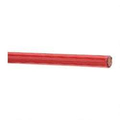 Southwire - THHN/THWN, 6 AWG, 55 Amp, 500' Long, Stranded Core, 19 Strand Building Wire - Red, Thermoplastic Insulation - All Tool & Supply