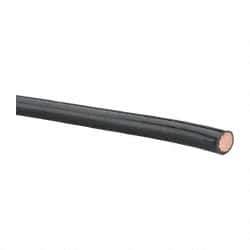 Southwire - THHN/THWN, 4 AWG, 70 Amp, 500' Long, Stranded Core, 19 Strand Building Wire - Black, Thermoplastic Insulation - All Tool & Supply