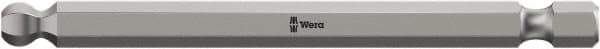 Wera - 4mm Hex Bit - 1/4" Hex Drive, 3-1/2" OAL - All Tool & Supply