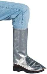 PRO-SAFE - Aluminized Carbon Kevlar Leggings - No Pockets, Silver/Yellow/Black - All Tool & Supply