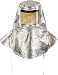 PRO-SAFE - Universal Size, Aluminized Carbon Kevlar Hood - Silver - All Tool & Supply