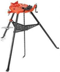 Ridgid - 1/8" to 12" Pipe Capacity, Portable Tristand Chain Vise - All Tool & Supply