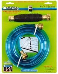 Made in USA - For 1-1/2 to 3 Inch Pipe, 6-3/8 Inch Cable Length, Handheld, Manual and Hand Drain Cleaner - Rubber Drum - All Tool & Supply