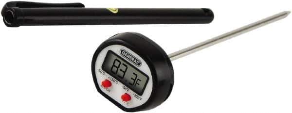 General - -40 to 302°F Digital Thermometer - Digital Display, Battery Power - All Tool & Supply