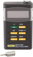 General - LCD Display Power Meter - Includes Batteries, Carrying Case, Tripod Mounting Screw, User Manual - All Tool & Supply