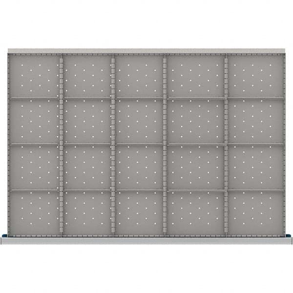 LISTA - 20-Compartment Drawer Divider Layout for 3.15" High Drawers - All Tool & Supply