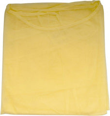 PRO-SAFE - Pack of (50) Universal Size Yellow General Purpose Isolation Gowns - Exact Industrial Supply