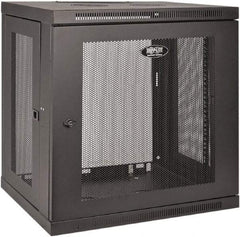 Tripp-Lite - 23-1/2" Overall Width x 12" Rack Height x 17-1/2" Overall Depth Data Cable Enclosure - 200 Lb Capacity, Black - All Tool & Supply