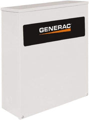 Generac Power - 3 Phase, 120/208 Input Volt, 400 Amp, Automatic Transfer Switch - 3R NEMA Rated, Aluminum, 24 Inch Wide x 10 Inch Deep x 36.1 Inch High, Automatic Exerciser, Electrically Operated - All Tool & Supply