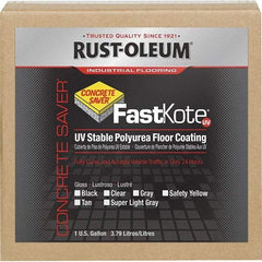 Rust-Oleum - 1 Gal Gray Gloss Finish Floor Coating - 400 Sq Ft per Gal, Interior/Exterior, <50 gL VOC Compliance - All Tool & Supply