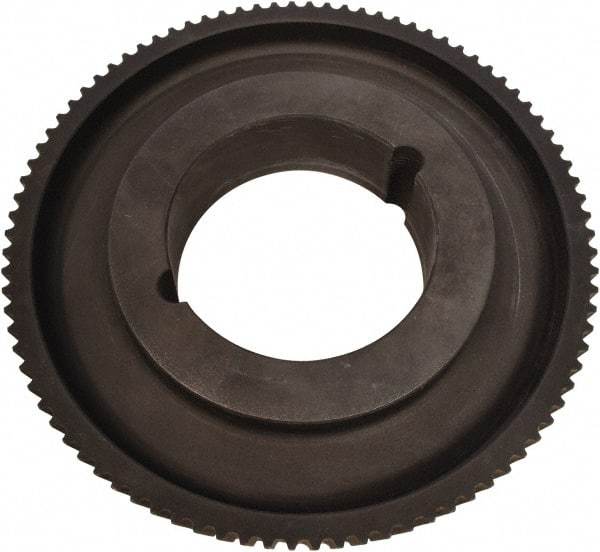 Continental ContiTech - 50 Tooth, 105" Inside x 125.72" Outside Diam, Synchronous Belt Drive Sprocket Timing Belt Pulley - 0.472" Belt Width, 8" Pitch Diam, Cast Iron, 2012TL Bushing - All Tool & Supply