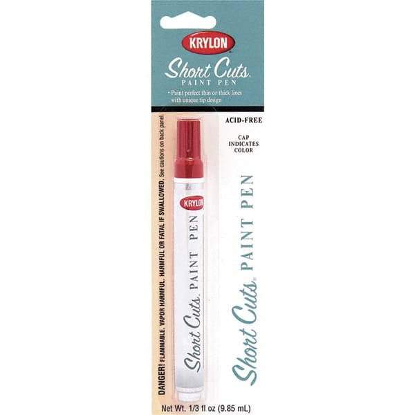 Krylon - 0.33 oz Red Pepper Gloss Finish Paint Pen - Pen, Direct to Metal, 535 gL VOC Compliance - All Tool & Supply