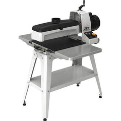 Jet - 5" Diam x 18" Long, Single Phase Floor Drum Sanding Machine - 1/32" Sanding Depth, 1/32 to 3" Thick x 32" Wide Workpiece - All Tool & Supply