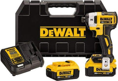 DeWALT - 20 Volt, 1/4" Drive, 20, 125, 152 Ft/Lb Torque, Cordless Impact Driver - 1000, 2800, 3250 RPM, 2 Lithium-Ion Batteries Included - All Tool & Supply