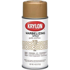 Krylon - Gold Chiffon, Textured, Craft Paint Spray Paint - 4 oz Container - All Tool & Supply