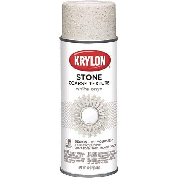 Krylon - White Onyx, Textured, Craft Paint Spray Paint - 12 oz Container - All Tool & Supply