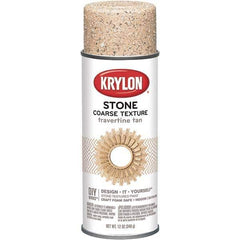 Krylon - Travertine Tan, Textured, Craft Paint Spray Paint - 12 oz Container - All Tool & Supply