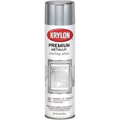 Krylon - Sterling Silver, Gloss, Metallic Spray Paint - 8 oz Container - All Tool & Supply