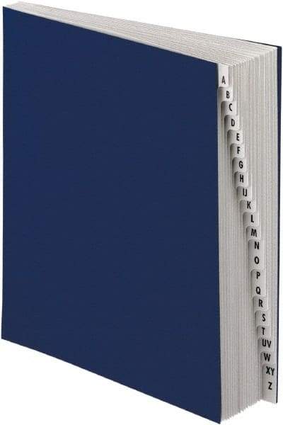 Pendaflex - 8-1/2 x 11", Letter Size, Dark Blue, A-Z Indexed Expanding Files - All Tool & Supply