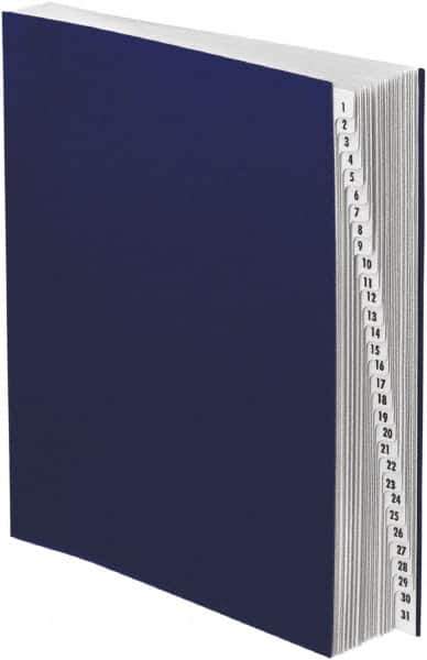 Pendaflex - 8-1/2 x 11", Letter Size, Dark Blue, Indexed Sorters - All Tool & Supply