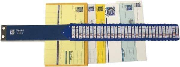 C-LINE - 8-1/2 x 11", Letter Size, Blue, Indexed Sorters - All Tool & Supply