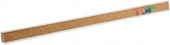 Quartet - 18" Wide x 1" High Cork Bulletin Bar - Brown - All Tool & Supply