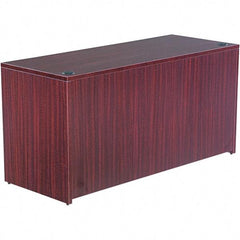 ALERA - 59.13" Long x 29.63" High x 23.63" Deep, Credenza - Mahogany (Color), Woodgrain Laminate - All Tool & Supply