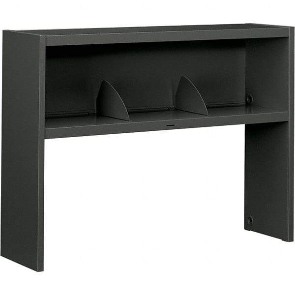 Hon - 48" Long x 34-3/4" High x 13-1/2" Deep, Kneespace Credenza - Charcoal (Color), High-Pressure Laminate/Steel - All Tool & Supply