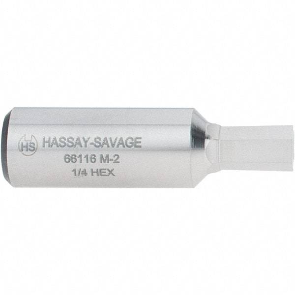 Hassay-Savage - 1/4" Hexagon Rotary Broach - 3/8" Depth of Cut, 1/2" Shank - All Tool & Supply