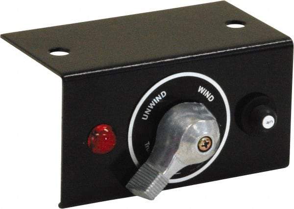 Buyers Products - 3 Position, 50 Amp, Automotive Rotary Switch - On-Off-On Sequence, 1 Switch, Black - All Tool & Supply