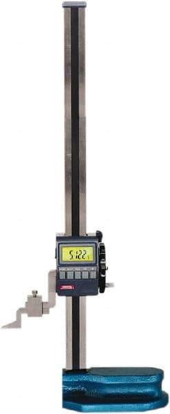 SPI - 18" Electronic Height Gage - 0.0005" Resolution, Accurate to 0.002", LCD Display, USB Data Output - All Tool & Supply