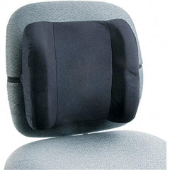 Safco - Black Backrest - For Office Chairs, Car Seat & Home Use - All Tool & Supply