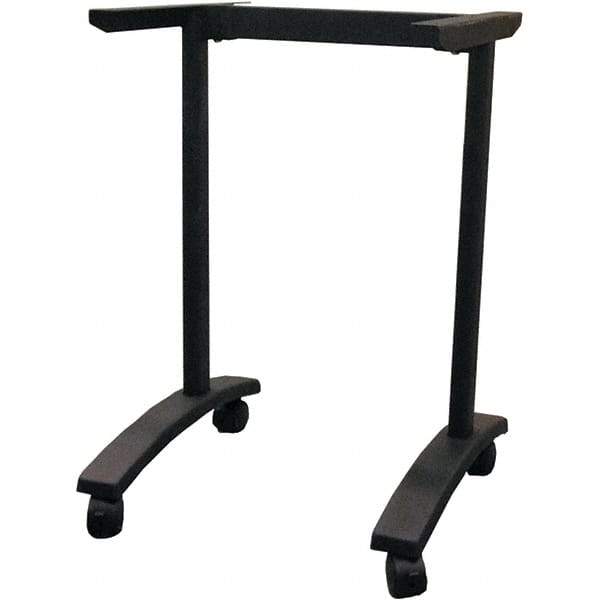 ALERA - 19-3/4" Long x 24-1/2" Wide x 28.38" High Stationary Training Table - Black, Steel - All Tool & Supply