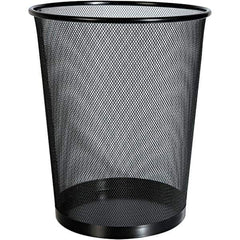 Universal One - Black Wastebasket - Use with Office Supplies - All Tool & Supply